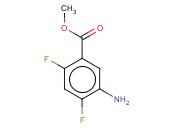 <span class='lighter'>BENZOIC</span> ACID, <span class='lighter'>5-AMINO-2,4-DIFLUORO-</span>, METHYL <span class='lighter'>ESTER</span>