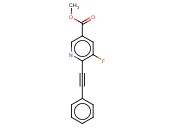 METHYL 5-FLUORO-6-(PHENYLETHYNYL)<span class='lighter'>NICOTINATE</span>