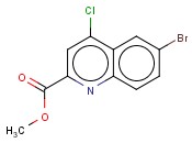 6-<span class='lighter'>溴</span>-4-氯-2-<span class='lighter'>喹啉</span>羧酸甲酯