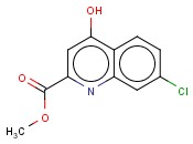 METHYL <span class='lighter'>7-CHLORO-4-HYDROXYQUINOLINE-2-CARBOXYLATE</span>