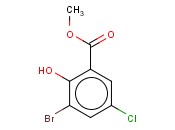 METHYL <span class='lighter'>3-BROMO-5-CHLORO-2-HYDROXYBENZOATE</span>