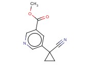 METHYL 5-(1-CYANOCYCLOPROPYL)<span class='lighter'>NICOTINATE</span>