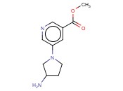 METHYL 5-(3-AMINO-1-PYRROLIDINYL)<span class='lighter'>NICOTINATE</span>