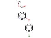 METHYL 5-(4-CHLOROPHENOXY)<span class='lighter'>NICOTINATE</span>