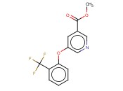 METHYL 5-(2-(TRIFLUOROMETHYL)PHENOXY)<span class='lighter'>NICOTINATE</span>