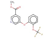 METHYL 5-(2-(TRIFLUOROMETHOXY)PHENOXY)<span class='lighter'>NICOTINATE</span>