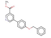 METHYL 5-[4-(BENZYLOXY)PHENYL]<span class='lighter'>NICOTINATE</span>