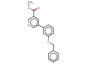 METHYL 5-[3-(BENZYLOXY)PHENYL]<span class='lighter'>NICOTINATE</span>