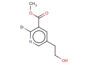 2-Bromo-5-(2'-hydroxyethyl)nicotinic acid methyl ester