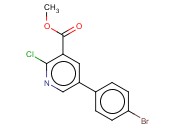 METHYL 2-CHLORO-5-(4-BROMOPHENYL)<span class='lighter'>NICOTINATE</span>