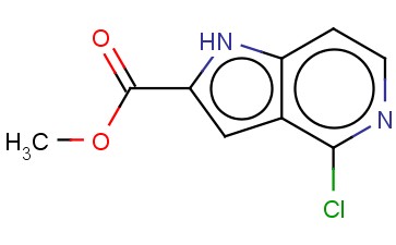 METHYL <span class='lighter'>4-CHLORO-5-AZAINDOLE-2-CARBOXYLATE</span>