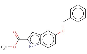 <span class='lighter'>5-BENZYLOXY-1H-INDOLE-2-CARBOXYLIC</span> ACID METHYL <span class='lighter'>ESTER</span>