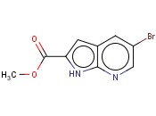 METHYL 5-<span class='lighter'>BROMO-7-AZAINDOLE</span>-2-CARBOXYLATE