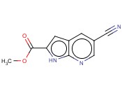 METHYL 5-氰基-1H-吡咯[2,3-B]吡啶-2-羧酸<span class='lighter'>甲</span><span class='lighter'>酯</span>