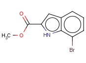 7-<span class='lighter'>溴</span>-1H-吲哚-2-<span class='lighter'>甲酸</span><span class='lighter'>甲</span><span class='lighter'>酯</span>