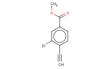 METHYL <span class='lighter'>3-BROMO-4-ETHYNYLBENZOATE</span>