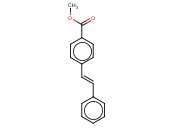 4-((E)-<span class='lighter'>苯乙烯</span>基)-苯甲酸甲酯