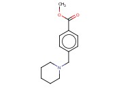 4-(1-哌啶基甲基)<span class='lighter'>苯甲酸</span><span class='lighter'>甲</span><span class='lighter'>酯</span>
