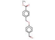 4-[(4-<span class='lighter'>甲</span>酰苯氧基)甲基]<span class='lighter'>苯甲酸</span><span class='lighter'>甲</span><span class='lighter'>酯</span>