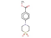 4-(1,1-二氧吗啉代硫)<span class='lighter'>苯甲酸</span><span class='lighter'>甲</span><span class='lighter'>酯</span>