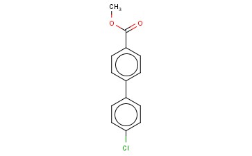 4'-<span class='lighter'>CHLOROBIPHENYL-4-CARBOXYLIC</span> ACID METHYL <span class='lighter'>ESTER</span>