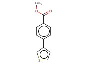 4-(3-噻吩)<span class='lighter'>苯甲酸</span><span class='lighter'>甲</span><span class='lighter'>酯</span>