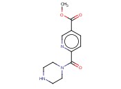 METHYL 6-(1-PIPERAZINYLCARBONYL)<span class='lighter'>NICOTINATE</span>