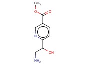 METHYL 6-(2-AMINO-1-HYDROXYETHYL)<span class='lighter'>NICOTINATE</span>