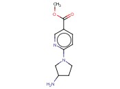 METHYL 6-(3-AMINO-1-PYRROLIDINYL)<span class='lighter'>NICOTINATE</span>