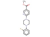 METHYL 6-[4-(2-FLUOROPHENYL)PIPERAZINO]<span class='lighter'>NICOTINATE</span>