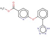 6-(2-1H-四唑-5-基)苯氧基)<span class='lighter'>烟酸</span><span class='lighter'>甲</span><span class='lighter'>酯</span>