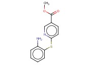 METHYL 6-[(2-AMINOPHENYL)SULFANYL]<span class='lighter'>NICOTINATE</span>