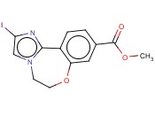 <span class='lighter'>IMIDAZO</span>[<span class='lighter'>1,2</span>-D][1,4]BENZOXAZEPINE-9-<span class='lighter'>CARBOXYLIC</span> ACID, <span class='lighter'>5,6-DIHYDRO</span>-2-IODO-, METHYL ESTER