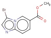 3-溴咪唑[1,2-A]吡啶-6-<span class='lighter'>甲酸</span><span class='lighter'>甲</span><span class='lighter'>酯</span>