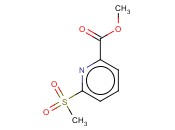 METHYL 6-(METHYLSULFONYL)PYRIDINE-2-CARBOXYLATE