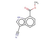 3-<span class='lighter'>氰</span><span class='lighter'>基</span>-1H-<span class='lighter'>吲哚</span>-7-
甲酸甲酯