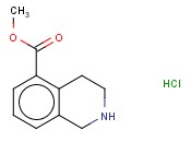 METHYL 1,2,3,4-TETRAHYDROISOQUINOLINE-5-<span class='lighter'>CARBOXYLATE</span> HYDROCHLORIDE