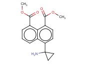 <span class='lighter'>1,8</span>-DIMETHYL 4-(1-AMINOCYCLOPROPYL)<span class='lighter'>NAPHTHALENE-1,8</span>-DICARBOXYLATE