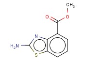 METHYL 2-AMINO-<span class='lighter'>1,3-BENZOTHIAZOLE</span>-4-CARBOXYLATE