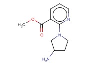 METHYL 2-(3-AMINO-1-PYRROLIDINYL)<span class='lighter'>NICOTINATE</span>