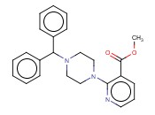 METHYL 2-(4-BENZHYDRYLPIPERAZINO)<span class='lighter'>NICOTINATE</span>