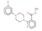 METHYL 2-[4-(3-CHLOROPHENYL)PIPERAZINO]<span class='lighter'>NICOTINATE</span>