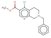 METHYL 7-BENZYL-4-CHLORO-5,6,7,8-TETRAHYDRO-1,7-NAPHTHYRIDINE-3-CARBOXYLATE