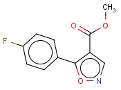 甲基 5-(4-<span class='lighter'>氟</span><span class='lighter'>苯基</span>)-1,2-噁唑-4-羧酸<span class='lighter'>酯</span>