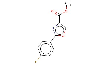 METHYL 2-(4-FLUOROPHENYL)OXAZOLE-4-CARBOXYLATE