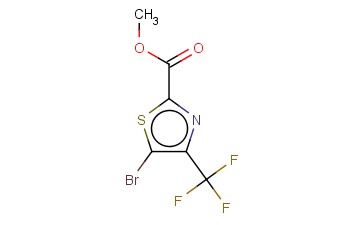 METHYL <span class='lighter'>5-BROMO-4-TRIFLUOROMETHYL-THIAZOLE-2-CARBOXYLATE</span>