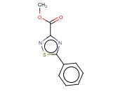 5-苯基-1,2,4-噻二唑-3<span class='lighter'>甲酸</span><span class='lighter'>甲</span><span class='lighter'>酯</span>