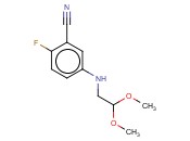 5-[(2,2-DIMETHOXYETHYL)AMINO]-<span class='lighter'>2-FLUOROBENZONITRILE</span>