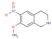 7-METHOXY-6-NITRO-<span class='lighter'>1,2,3,4</span>-TETRAHYDROISOQUINOLINE
