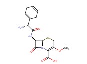 (6R,7R)-7-[[(2R)-2-氨基-2-(1-<span class='lighter'>环</span>己-1,4-二烯)乙酰]氨基]-3-甲氧基-8-氧代-5-硫<span class='lighter'>杂</span>-1-<span class='lighter'>氮</span><span class='lighter'>杂</span>双<span class='lighter'>环</span>[4.2.0]辛-2-烯-2-甲酸